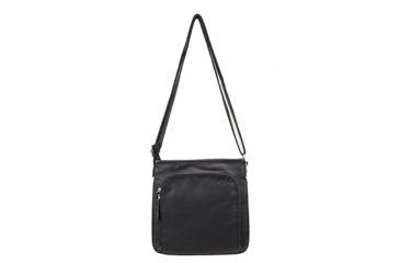 Image of Vism Small Messenger Crossbody, Black, BWV001
