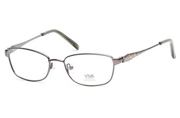 Image of Viva VV0326 Eyeglass Frames - Matte Gun Metal Frame Color
