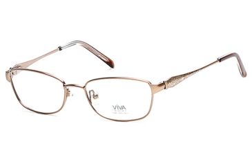 Image of Viva VV0326 Eyeglass Frames - Matte Light Brown Frame Color