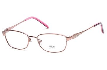Image of Viva VV0326 Eyeglass Frames - Matte Pink Frame Color