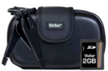 Image of Vivitar 12x25 BinoCam Digital Camera Binoculars Kit w/Batteries, Tripod, 2GB Card - VIV-CV-1225V