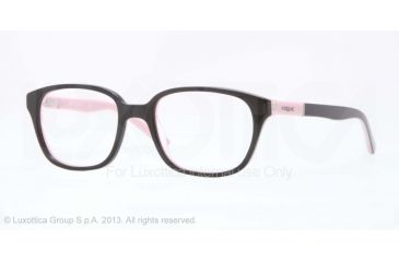 Image of Vogue BABY 82 VO2810 Bifocal Prescription Eyeglasses 2162-43 - Top Black/pink Frame