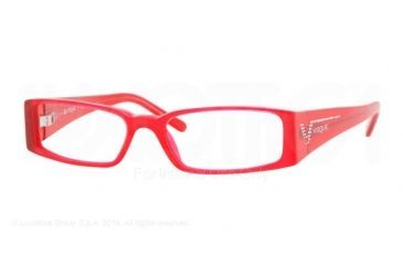 Image of Vogue VO2557B SV Prescription Eyeglasses, Striped Red Frame / 51 mm Prescription Lenses, 1644-5115