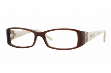Image of Vogue Eyeglasses VO2595B with No-Line Progressive Rx Prescription Lenses, Select Frame Color / Lens Diameter Brown Frame / 50 mm Prescription Lenses