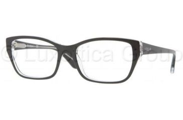 Image of Vogue VO2715 Eyeglass Frames W827-5218 - Top Black / Transparent Frame