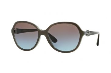 Image of Vogue VO2916SB Single Vision Prescription Sunglasses VO2916SB-232248-58 - Lens Diameter 58 mm, Frame Color Mud Green/opal Azure
