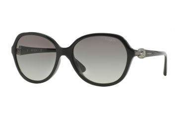 Image of Vogue VO2916SB Single Vision Prescription Sunglasses VO2916SB-W44-11-58 - Lens Diameter 58 mm, Frame Color Black