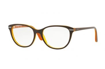 Image of Vogue VO2937 Eyeglass Frames 2279-53 - Brown/Yellow/Orange Tr Frame