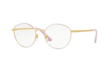 Image of Vogue VO4025 Progressive Prescription Eyeglasses 5024-51 - Matte Pink Gold Frame
