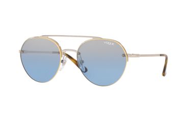 Image of Vogue VO4113S Sunglasses - Mens 323/7C-54 - , Light Blue Mirror Silver Grad Lenses