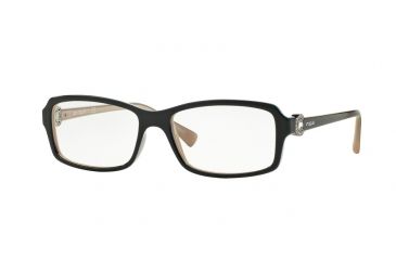 Image of Vogue VO5001B Progressive Prescription Eyeglasses 2350-52 - Top Dark Blue/opal Powder Frame