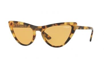 Image of Vogue VO5211S Progressive Prescription Sunglasses VO5211S-2605-7-54 - Lens Diameter 54 mm, Frame Color Brown Yellow Tortoise