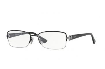 Image of Vogue WINTERY FLOWER VO3875B Eyeglass Frames 352-52 - Black Frame