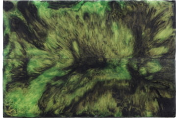 Image of Voodoo Resins Hulk Resin Slabs, 1.95in x 6in x .3in, 2 Pack, Black/Green Pearl Resin, HULS-NA01-00
