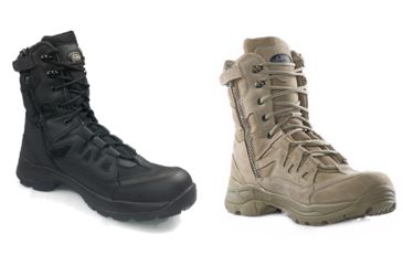 Image of Voodoo Tactical 9inch Tactical Boots With Zipper, Black, Desert Tan