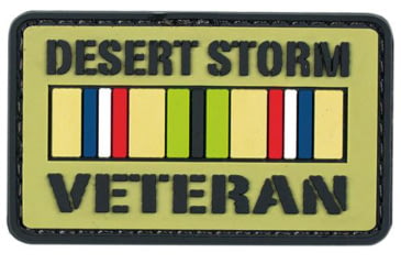 Image of Voodoo Tactical Desert Storm Veteran Patch, Rubber, 07-0810000000