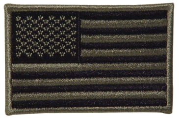 Image of Voodoo Tactical Embroidered Usa Military Flag Patches, Left Side, Foliage, 2inx3in, 20-9087076000