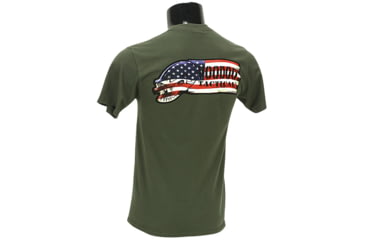 Image of Voodoo Tactical Patriot Banner Ribbon Logo T-Shirt - Mens, Green, Extra Large, 20-9991009096