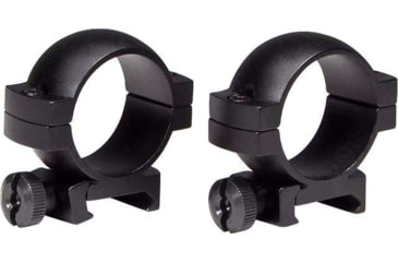 Image of Vortex 30mm Rifle Scope Rings - Low, Picatinny/Weaver Mount, Set of 2, Black, 30MRNG-L