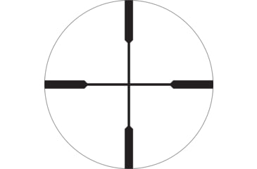 Image of Vortex Crossfire HD 2-7x32 mm 1 in Tube Rifle Scope, Second Focal Plane, V-Plex MOA Rimfire, Black, 11.2&quot;, 14.7oz, CFR-2702R