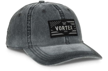 Image of Vortex Dad Tonal Flag Hat - Mens, Black, OSFM, 222-35-BLK