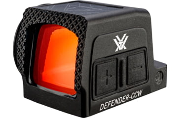 Image of Vortex Defender-CCW Enclosed Solar Micro Prismatic Red Dot Sight, 1x20.2mm, 3 MOA Reticle, Black, DFCCW-MRD3-E