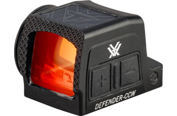 Image of Vortex Defender-CCW Enclosed Solar Micro Prismatic Red Dot Sight, 1x20.2mm, 3 MOA Reticle, Black, DFCCW-MRD3-E