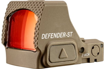Image of Vortex Defender-ST 1x23mm Micro Reflex Red Dot Sight, 3 MOA, Tan, DFST-MRD3-T