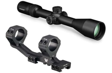 Image of Vortex Diamondback Tactical 6-24x50 mm Rifle Scope, 30 mm Tube, FFP, Black, Hard Anodized, Non-Illuminated EBR-2C MOA Reticle, MOA Adjustment, w/ 30mm Cantilever Mount, 2in Offset, DBK-10028-KIT1