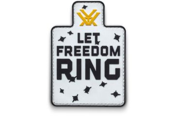 Image of Vortex Let Freedom Ring Patch, White, 120-50-WHI