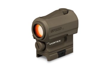 Image of OpticsPlanet Exclusive Vortex Limited Edition SPARC AR II 1x22mm 2 MOA Reflex Red Dot Sight, Anodized Matte, Tan, SPC-AR2-TAN, EDEMO1