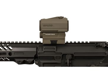 Image of OpticsPlanet Exclusive Vortex Limited Edition SPARC AR II 1x22mm 2 MOA Reflex Red Dot Sight, Anodized Matte, Tan, SPC-AR2-TAN, EDEMO1