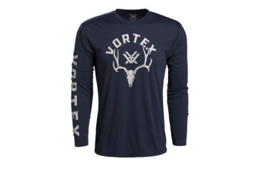 Image of Vortex Navy Heather Antler Envy LS, Navy Heather, XL 219054-NAH-XL