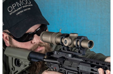 Image of Vortex OPMOD Strike Eagle Limited Edition Rifle Scope, 1-6x24mm, 30 mm Tube, Second Focal Plane, AR-BDC3 Reticle, Hard Anodized, FDE, SE-1624-2OP