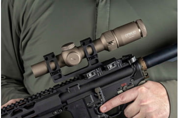 Image of Vortex OPMOD Strike Eagle Limited Edition Rifle Scope, 1-6x24mm, 30 mm Tube, Second Focal Plane, AR-BDC3 Reticle, Hard Anodized, FDE, SE-1624-2OP