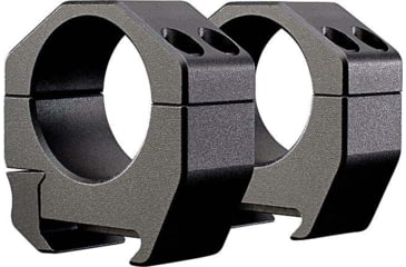 Image of Vortex Precision Matched Rifle Scope Rings, 1 in Tube, Low - 0.76 in, Black, PMR-01-76-W