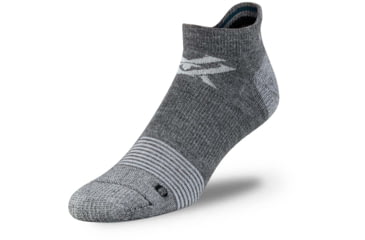 Image of Vortex Pursuit Trail No-Show Active Sock - Mens, Charcoal/Dark Teal, XL, 122-26-CDTXL