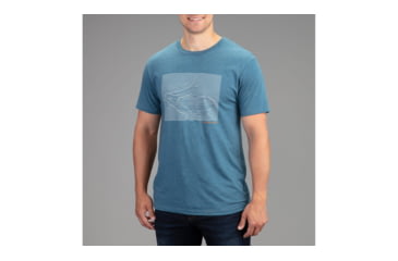 Image of Vortex Topo Elk T-Shirt - Mens, Steel Blue Heather, Medium, 220-45-SBHM