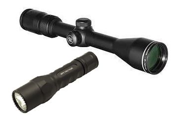 Image of Vortex Diamondback 4-12x40 Plex Reticle Matte Black Rifle Scope w/ Surefire Tactical LED 6PX Flashlight