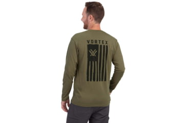 Image of Vortex Salute LS T-Shirt - Mens, Military Heather, 4X, 222-02-MIH4X