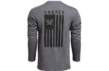 Image of Vortex Salute LS T-Shirt - Mens, Titanium Heather, XL, 222-02-THEXL