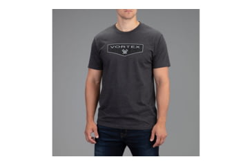 Image of Vortex Shield T-Shirt - Mens, Charcoal Heather, Medium, 220-50-CHHM