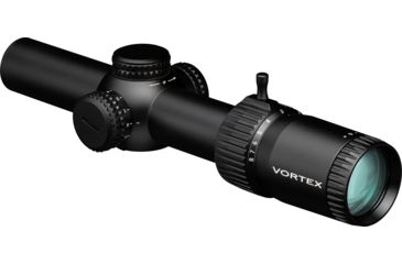 Image of Vortex Strike Eagle 1-8x24 mm Rifle Scope, 30 mm Tube, Second Focal Plane, Black, Matte Anodized, Red AR-BDC3 Reticle, MOA Adjustment, SE-1824-2