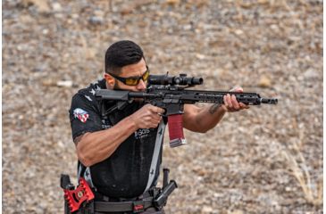 Image of Vortex Strike Eagle 1-8x24 mm Rifle Scope, 30 mm Tube, Second Focal Plane, Black, Matte Anodized, Red AR-BDC3 Reticle, MOA Adjustment, SE-1824-2