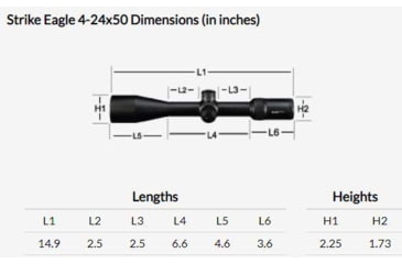 Image of Vortex Strike Eagle 4-24x50mm Rifle Scope, 30mm Tube, Second Focal Plane, EBR-4 MRAD Reticle, Black, SE-1628