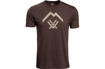 Image of Vortex Thin Air Logo T-Shirt - Mens, Brown Heather, Large, 120-19-BRHL