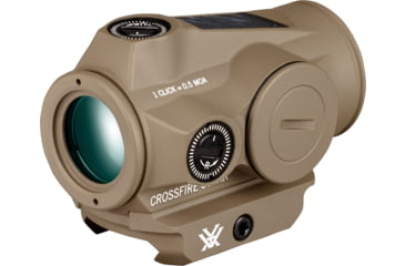 Image of Vortex Crossfire II 1x25mm 2 MOA Solar Reflex Red Dot Sight