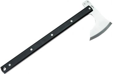 Image of Vulture Equipment Works 20in Stainless Steel Drigung Ax Mk2 w/Stone Wash Finish, Natural VEW-AD-Mk2-SW