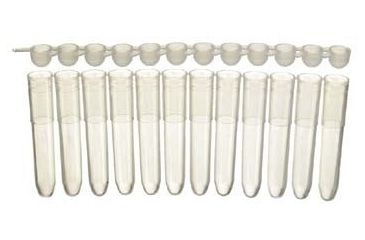 Image of VWR 1.2mL Sample Library Tubes and Closures 3911-540-000 Tubes In 8 x 12 Racks 8-Well Tube Strips