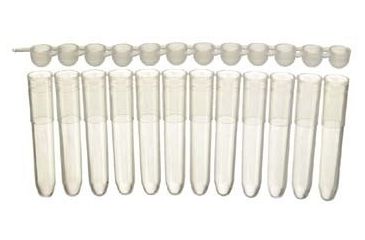 Image of VWR 1.2mL Sample Library Tubes and Closures 3913-850-000 Closure Strips 8-Well